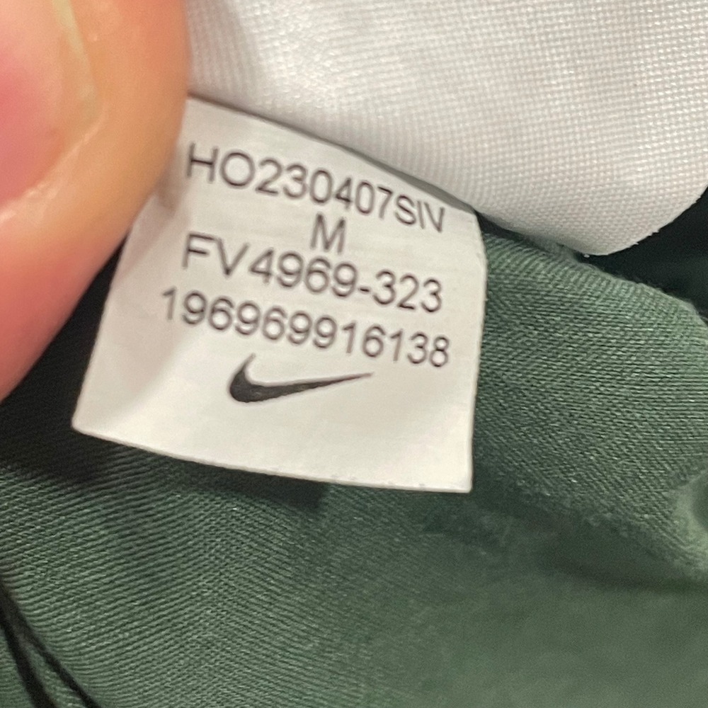 Nike Sportswear Men Green Cargo Pants FV4969-323 Medium Utility Baggy Wide Leg - Picture 10 of 10